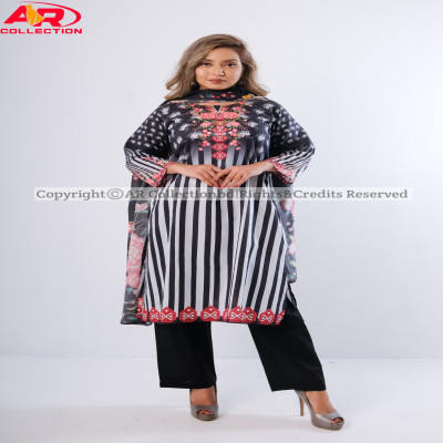 Orginal Pakistani Jom Jom Swiss Cotton Unstitched Three Pieces