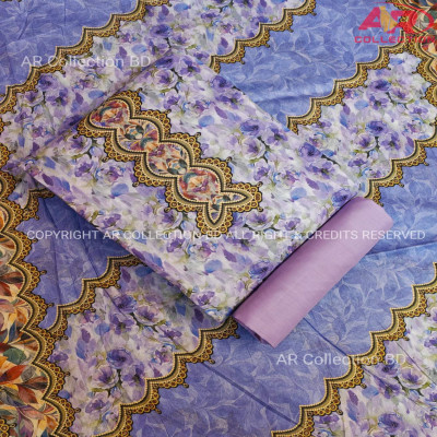 Orginal Pakistani Jom Jom Swiss Cotton Unstitched Three Pieces