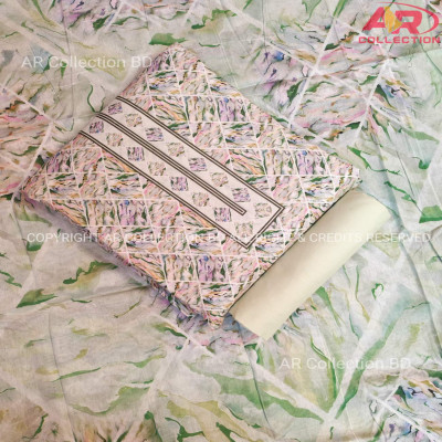 Orginal Pakistani Jom Jom Swiss Cotton Unstitched Three Pieces