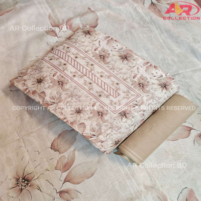 Orginal Pakistani Jom Jom Swiss Cotton Unstitched Three Pieces