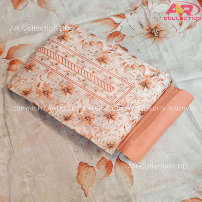 Orginal Pakistani Jom Jom Swiss Cotton Unstitched Three Pieces