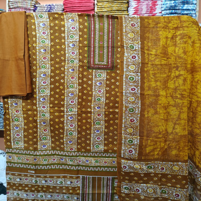 New Exclusive Digital Printed Unstitched VIP Cotton Three Pieces