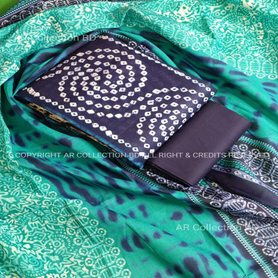 New Exclusive Digital Printed Unstitched VIP Cotton Three Pieces