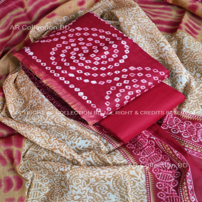 New Exclusive Digital Printed Unstitched VIP Cotton Three Pieces