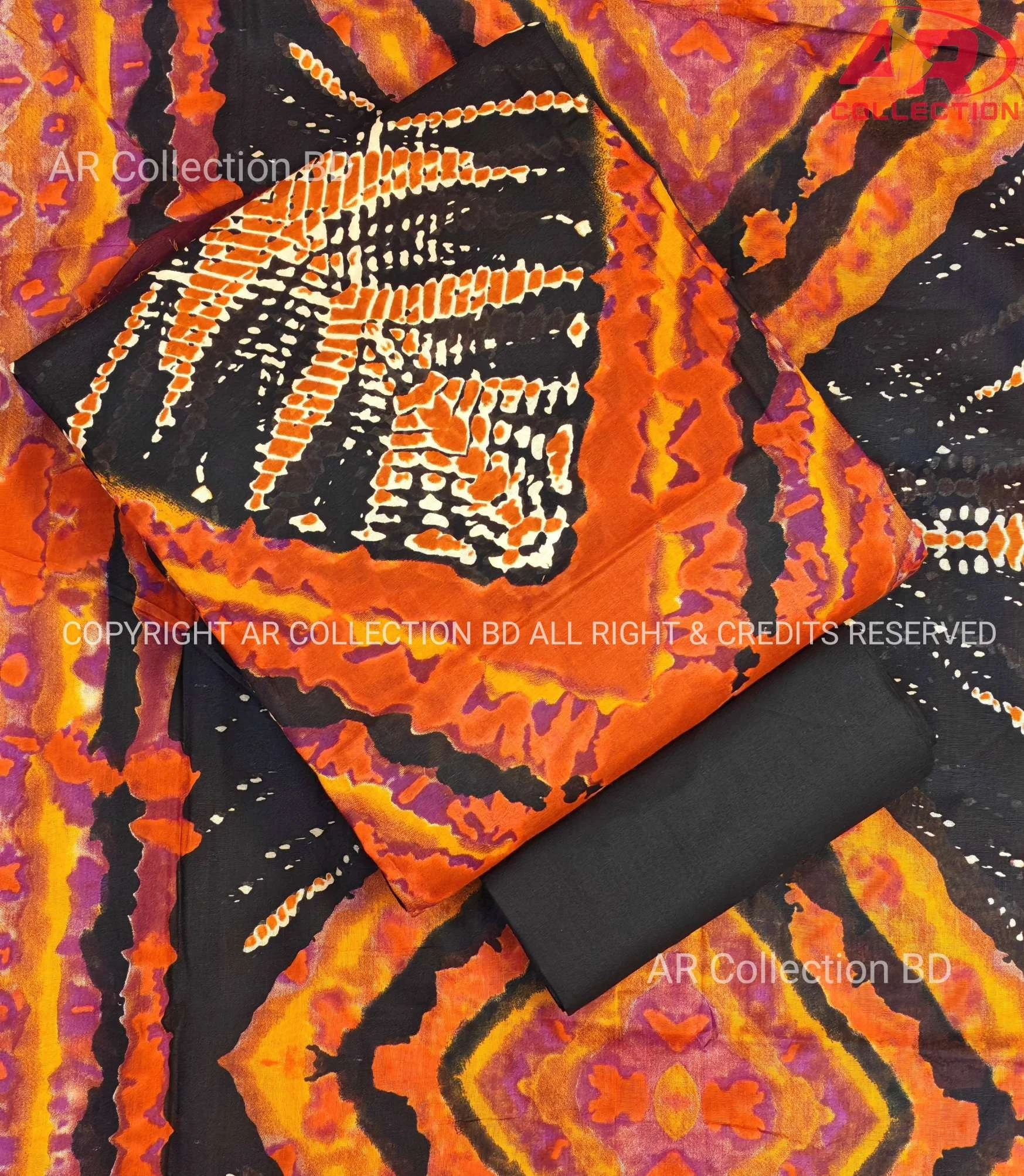 New Exclusive Digital Printed Unstitched VIP Cotton Three Pieces