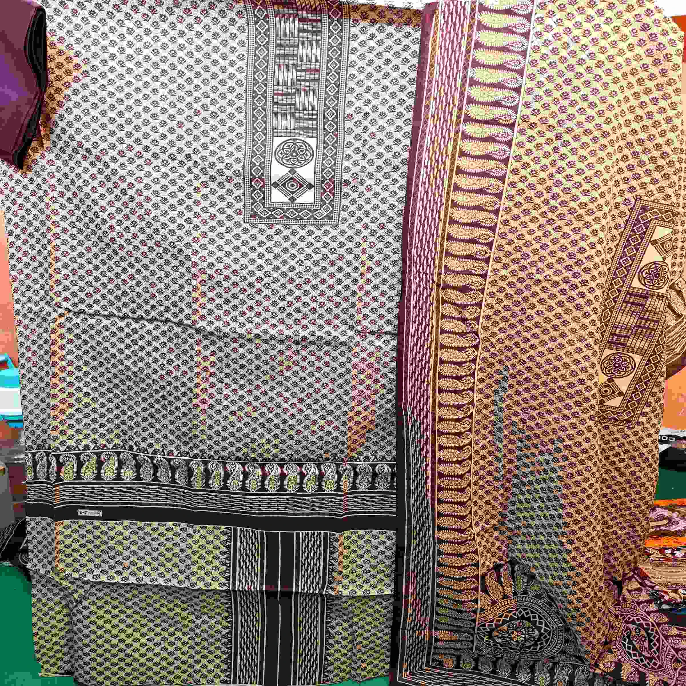 New Exclusive Digital Printed Unstitched VIP Cotton Three Pieces