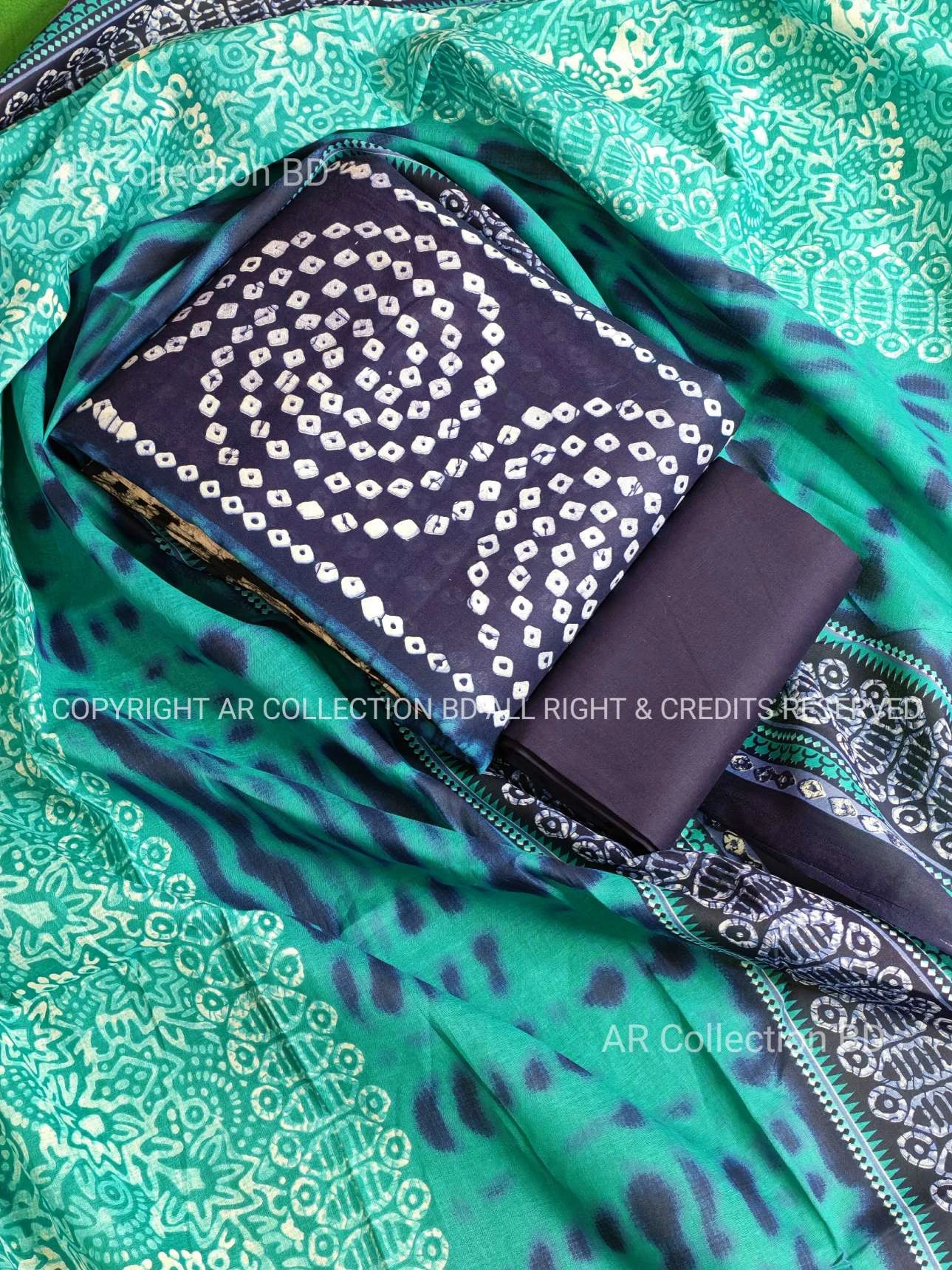 New Exclusive Digital Printed Unstitched VIP Cotton Three Pieces