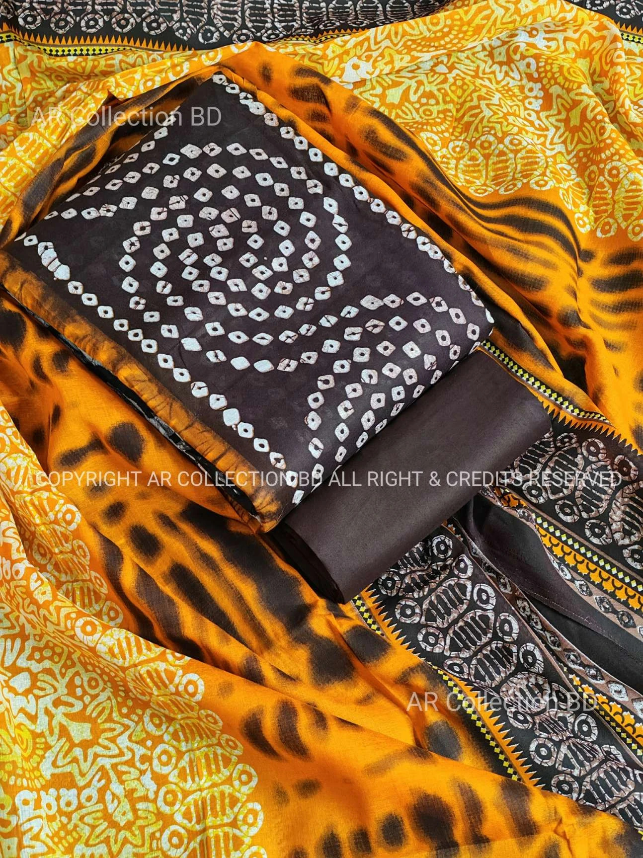 New Exclusive Digital Printed Unstitched VIP Cotton Three Pieces